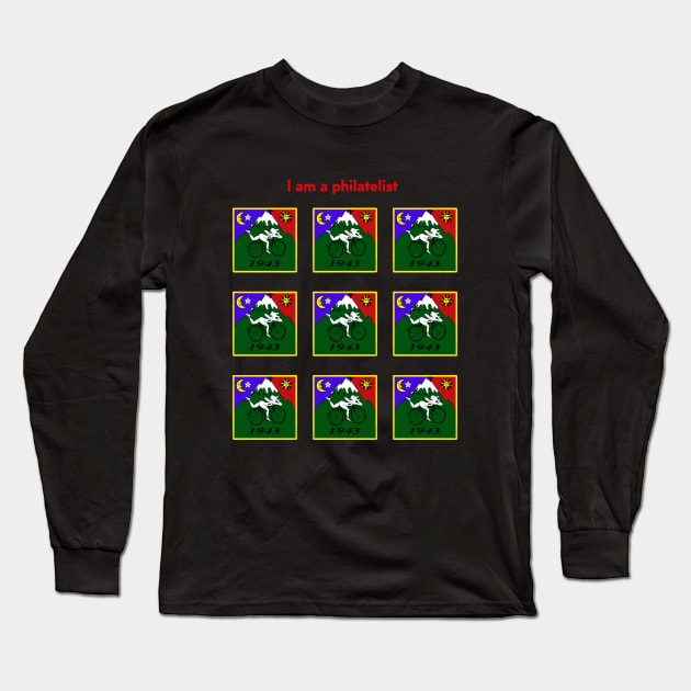 I'm a philatelist (but that's not certain) Long Sleeve T-Shirt by norteco